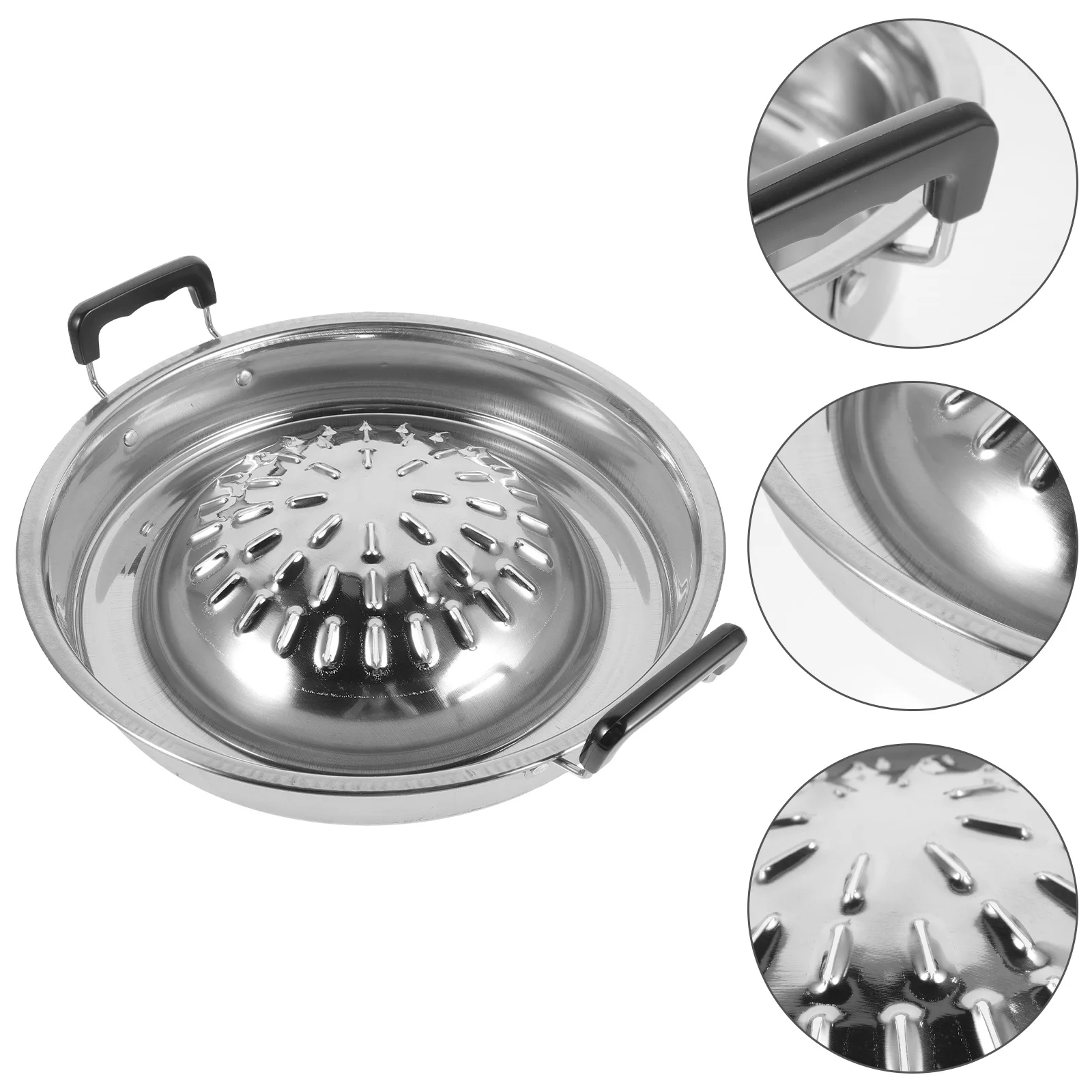 

Metal Grilling Tray Multipurpose Barbecue Pan Outdoor Food Grill Pan Grilling Accessory