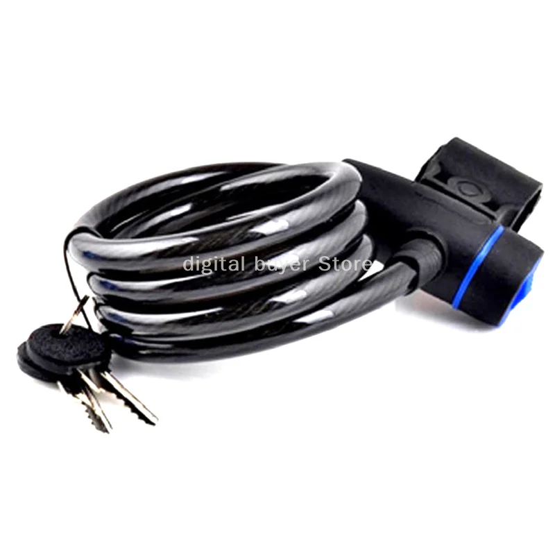 Bicycle Bike Lock Anti-theft Mtb Road Bike Steel Wire Chain Lock Motorcycle Helmet Folding Electric Scooter Safety Padlock