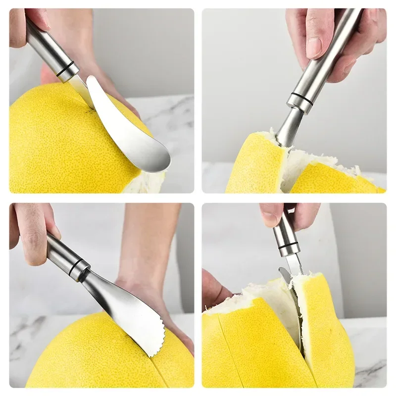 Orange Peeler Stainless Steel Lemon Manual Peeler Practical Fruit Grapefruit  Opener Cutter Kitchen Gadgets Kitchen Accessories - AliExpress