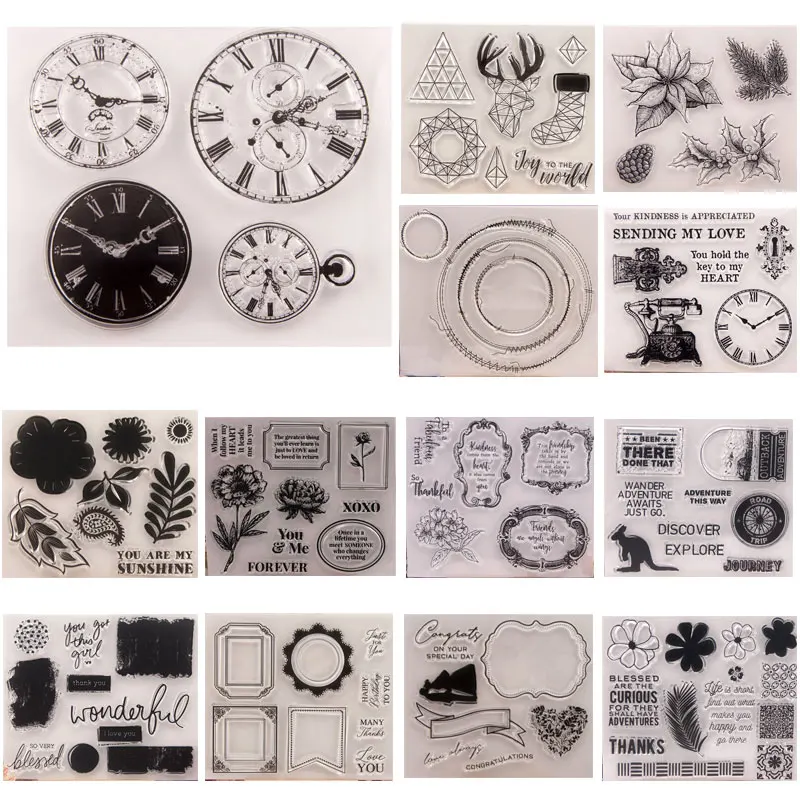 NCraft Clear Stamps N1018 Scrapbook Paper Craft Clear stamp