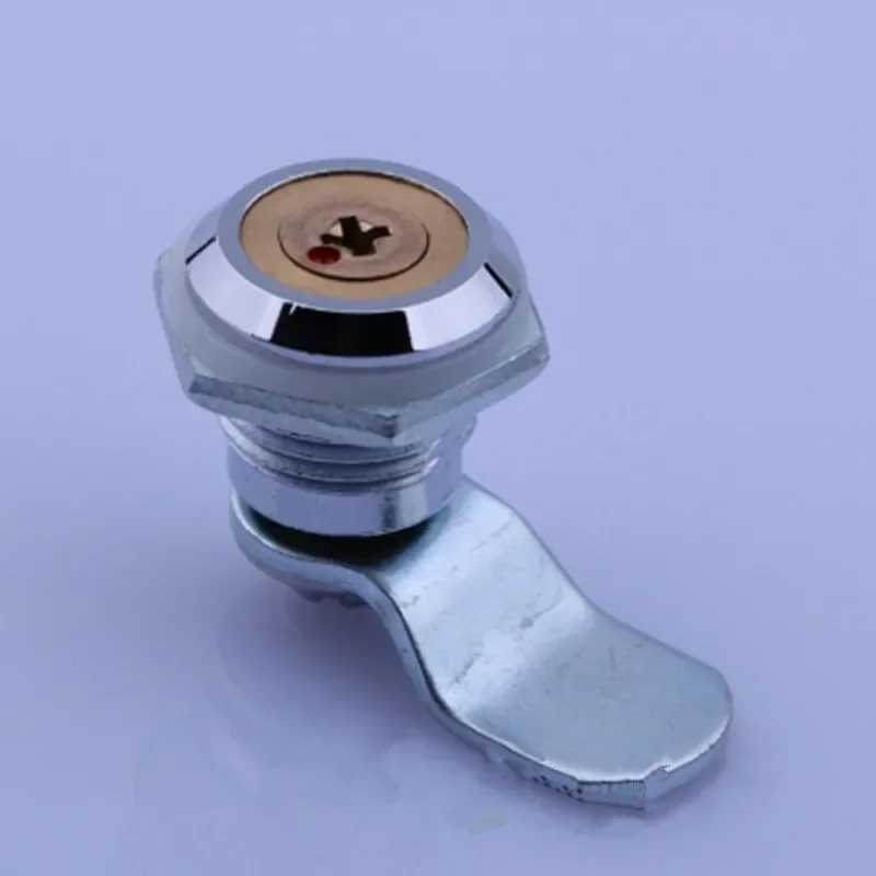 Description Picture 6 of item2pcs MS403 cabinet cam locks, Cross copper cylinder,for Distribution box,tin trunk office file/network cabinets lock ware