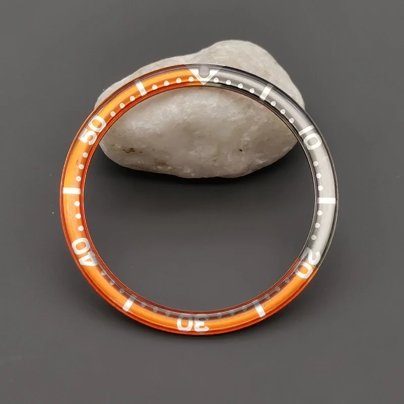 Flat Resin Aluminium Watch Bezel Insert