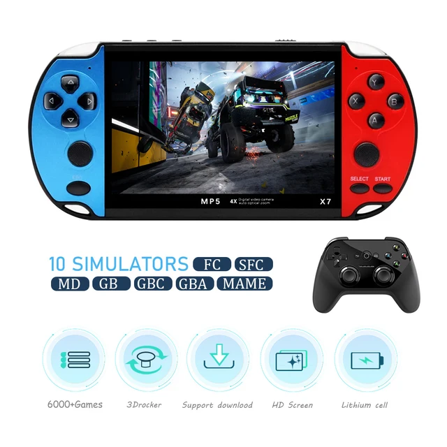 GAMINJA X7 4.3inch Handheld Game Console 2