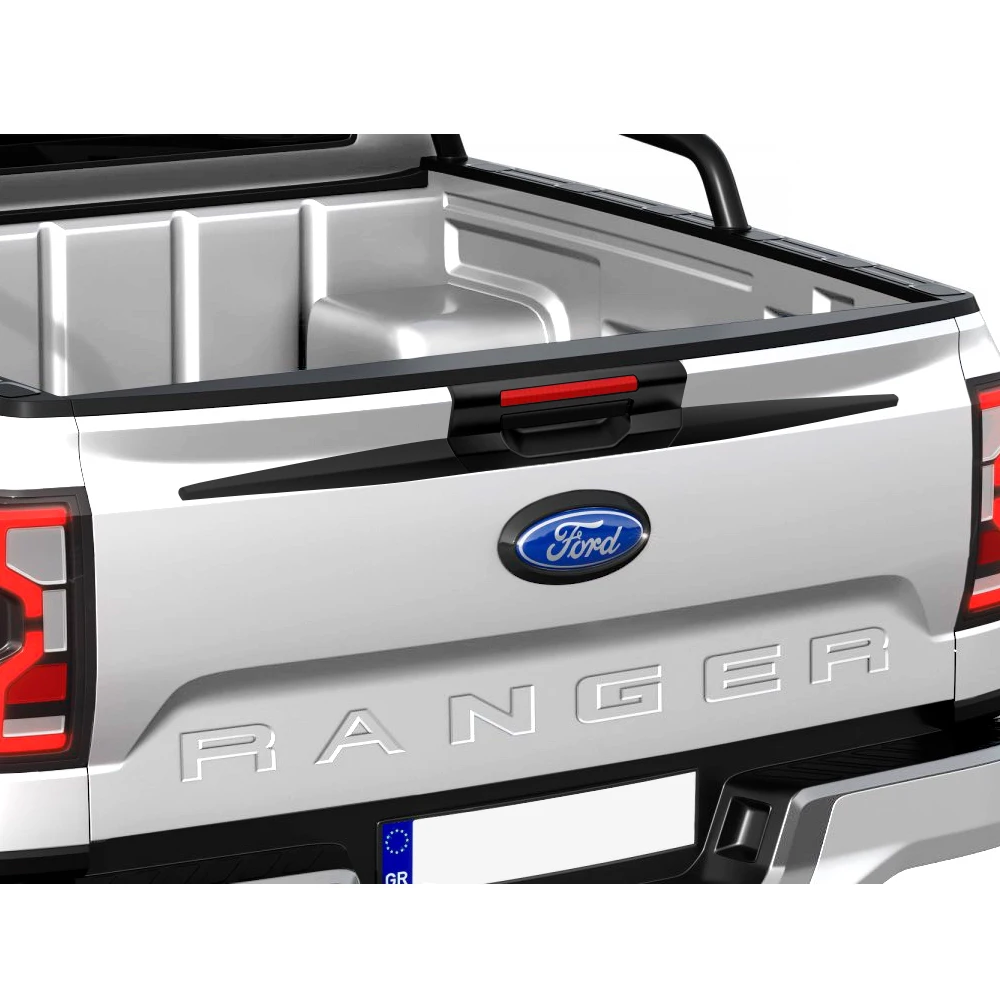 ABS Car Tailgate Cover For Ford Ranger T9 2023 2024 XLT XL XLS Matte Black Rear Door Handle Bowl Trims 4x4 Next Gen Accessories