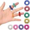 5-15pcs Acupressure Rings Spiky Sensory Finger Rings Set for Teens Adults Stress Reducer Massager Stress Relief Fidget Toys 1