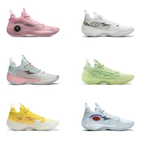Li-Ning Men WAY OF WADE 10 LOW Professional Basketball Shoes Carbon Plate Cushion Support LiNing WOW 10 Sneakers ABAS083 2
