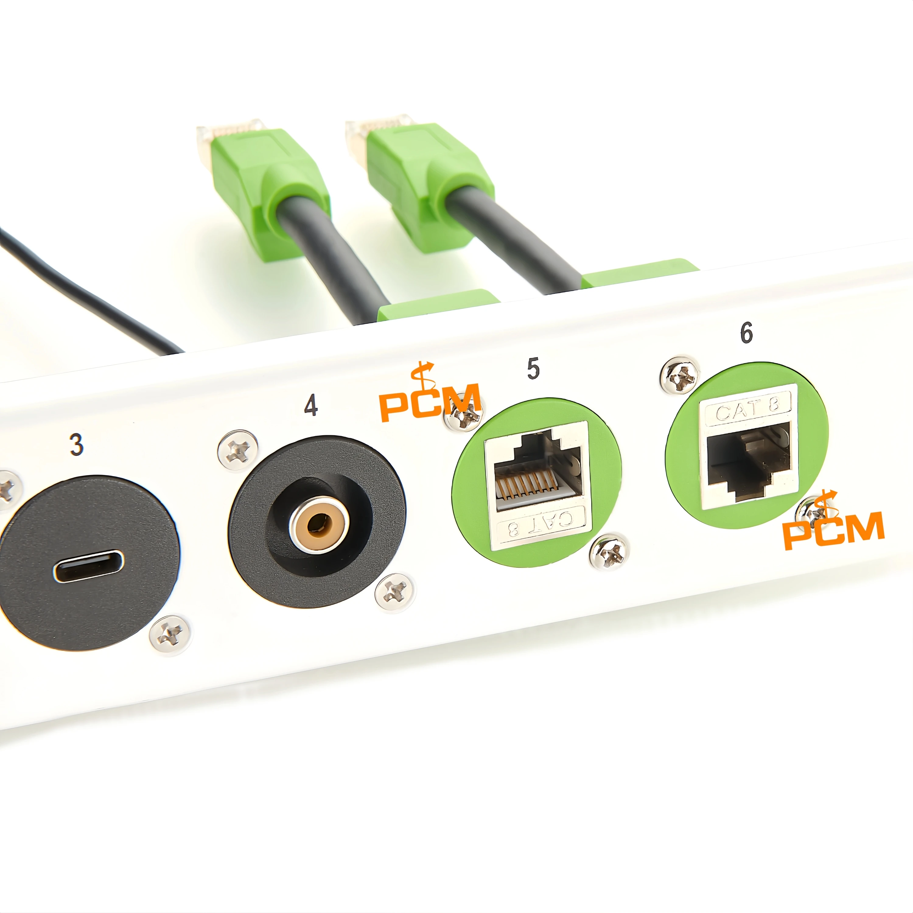 Ethernet GigE RJ45 Cat8 EtherCON Modular XLR D-Serie Panel Mount Connector Vision Kamerakabel für PoE Switchcraft Neutrik – Detail 4