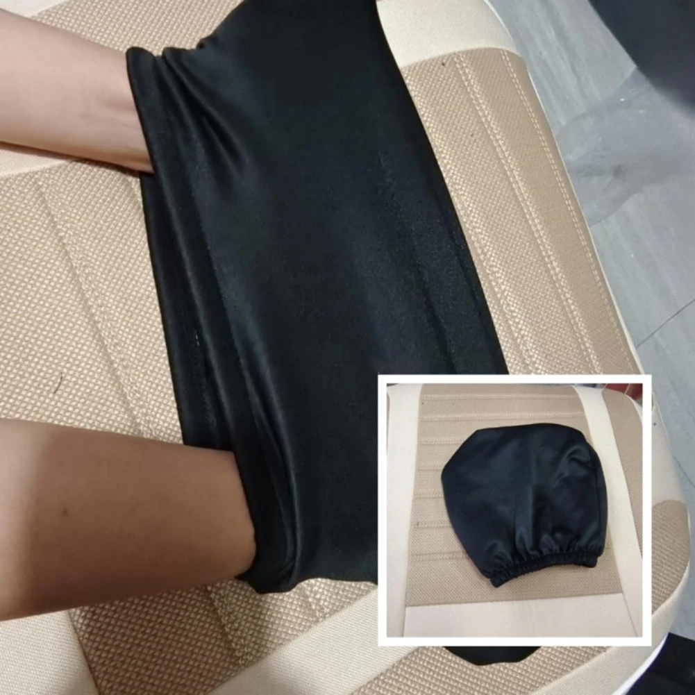 1pc Car Seats cover in Style Black Premium Cloth Headrest Cover for Car  Truck  SUV  Auto Universal Fit  Set of 1