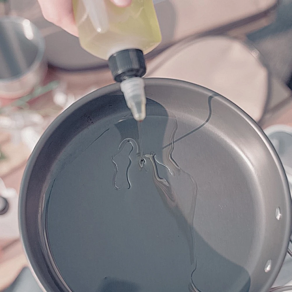 1-4pcs Outdoor Portable Oil Bottle Camping Seasoning Bottle With Twist Top Caps 100mL Sealed Picnic BBQ Oil Seasoning Container