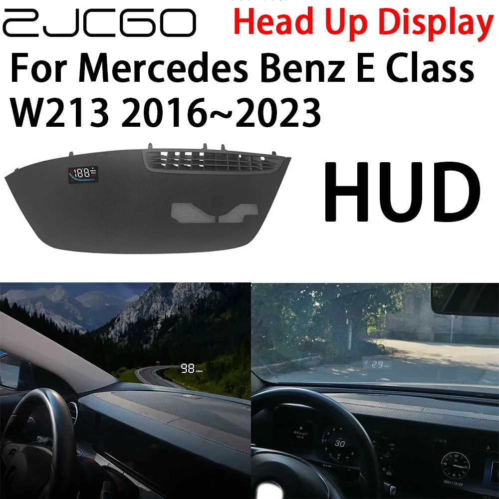 ZJCGO Car HUD Head Up Display Speedometer Projector Alarm Electronic  Accessories for Mercedes Benz E Class W213 2016~2023 - AliExpress