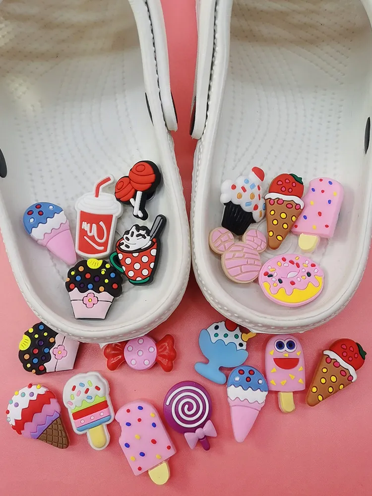 1Pcs PVC Shoe Charms Cute Pink Heart Rabbit Ball Accessories Shoe Buckle  Decorations Fit Bracelets Croc Jibz Children Gift - AliExpress