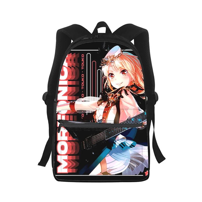 Anime BanG Dream Men Women Backpack 3D Print Fashion Student School Bag Laptop Backpack Kids Travel Shoulder Bag