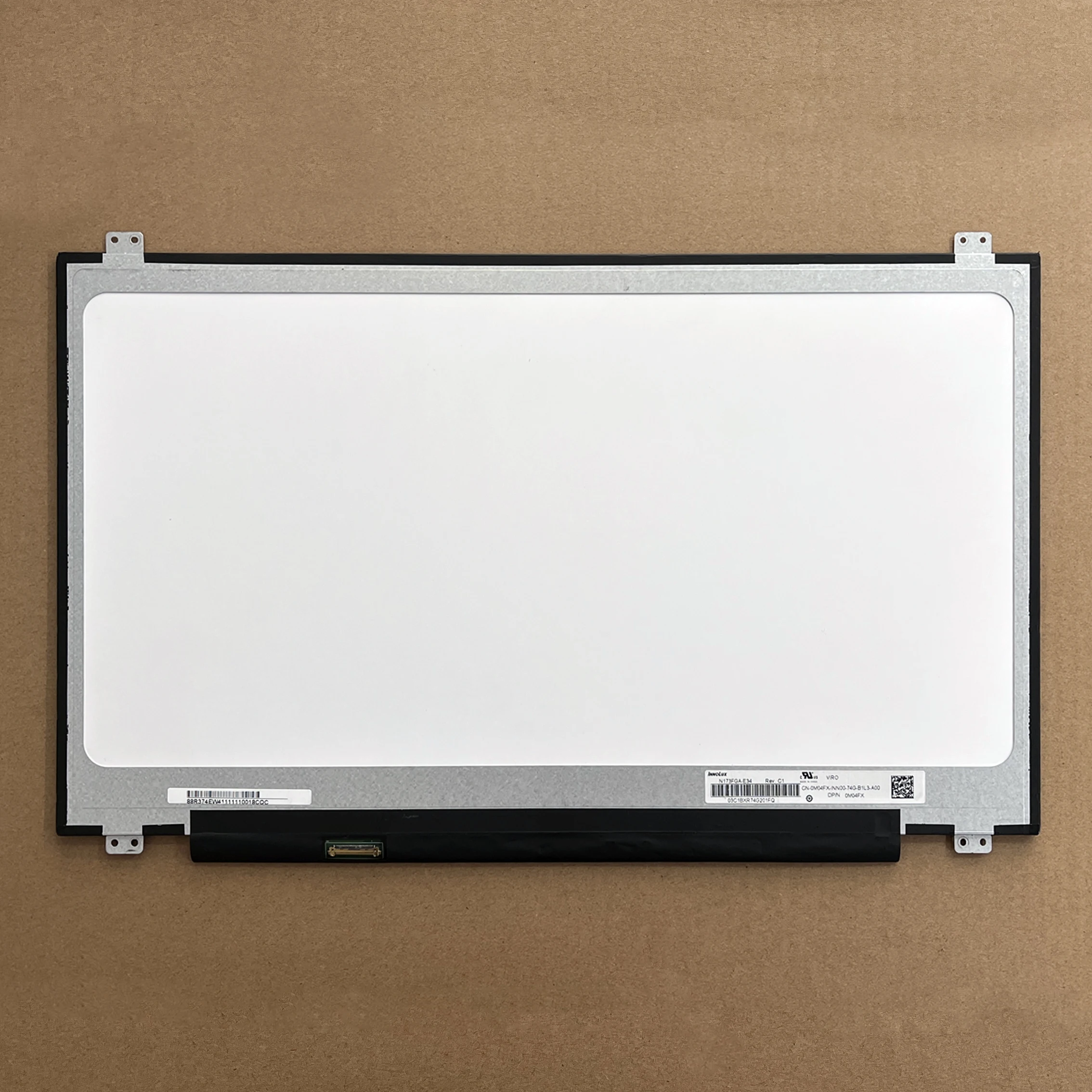 B173RTN02.1 N173FGA-E34 LCD 스크린 디스플레이, 17.3 인치 HD 1600 × 900 EDP, 30 핀 비 터치, 노트북 LCD 스크린 디스플레이, 신제품 교체