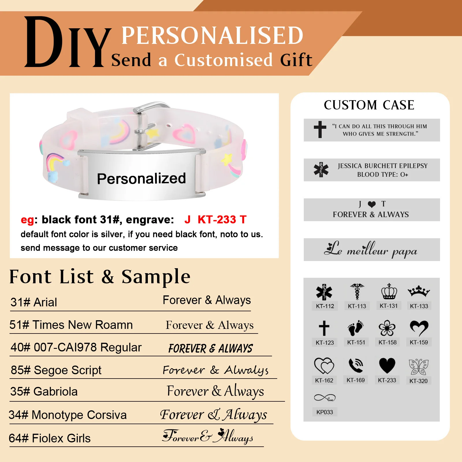 Baby Personalized ID Bracelet 5