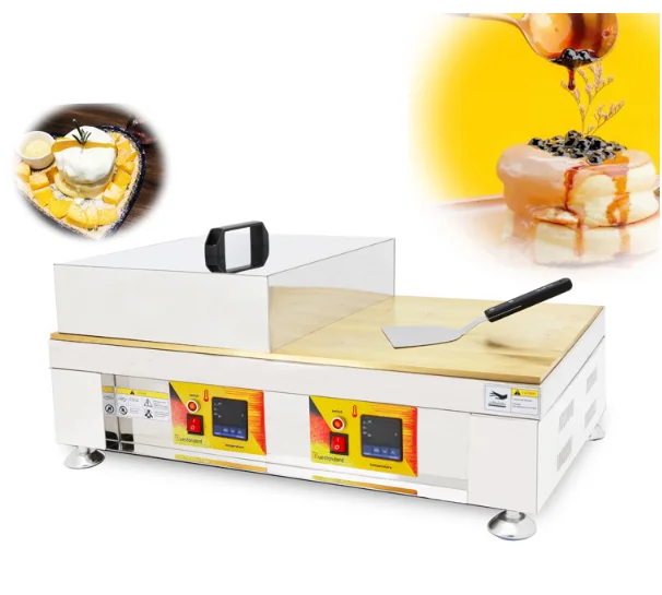 digital display temperature lab instrument magnetic stirring hot plate stirrer Electric Souffle Pancakes Maker Dorayaki Baker Double Plate Digital Display Muffin Maker Souffle Pancake Machine Snack Machine