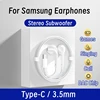 Original Type C Wired Earphone For Samsung Galaxy S25 S24 S23 S21 S22 Ultra Plus 3.5mm Earbuds HD MIC Headphones A54 A34 A53 A53 1