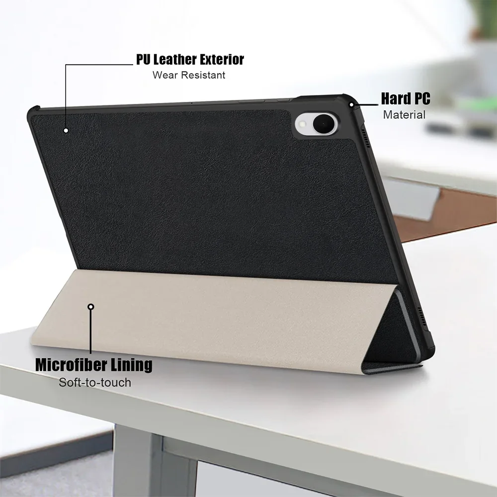 Premium Tri-Fold Protective Tablet Case - 14.6/12.4 Adjustable Cover