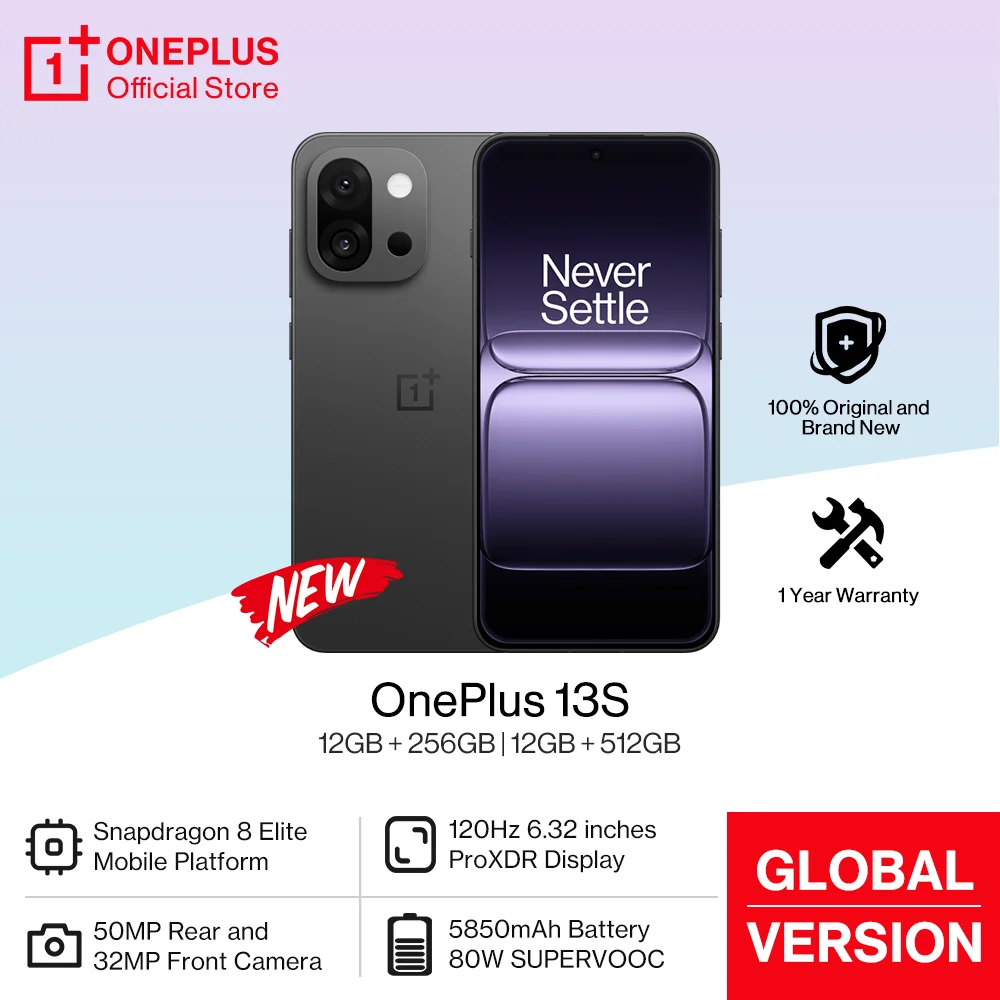 Brandneues OnePlus 13S Global Version Smartphone Snapdragon 8 Elite 120Hz 6,32 Zoll ProXDR Display 5850mAh Akku 80W SUPERVOOC - AliExpress 509