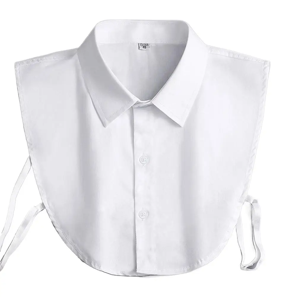 Mehrfarbige klassische Halbhemden mit künstlichem falschem Kragen, abnehmbare DK JK-Kragenbluse, halbe Hemden, abnehmbarer gefälschter Kragen für Damen – Detail 11