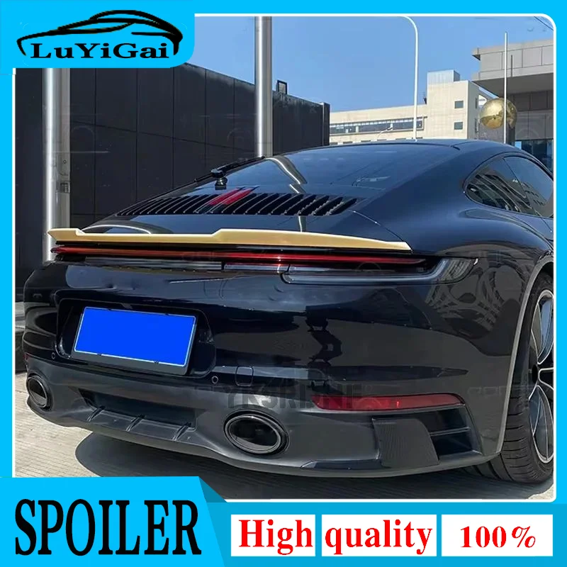 

Новинка, автомобильные аксессуары, спойлер на заднее крыло ABS Ducktail для Porsche 911 Carrera 4S 992 2019 2020 2021 +