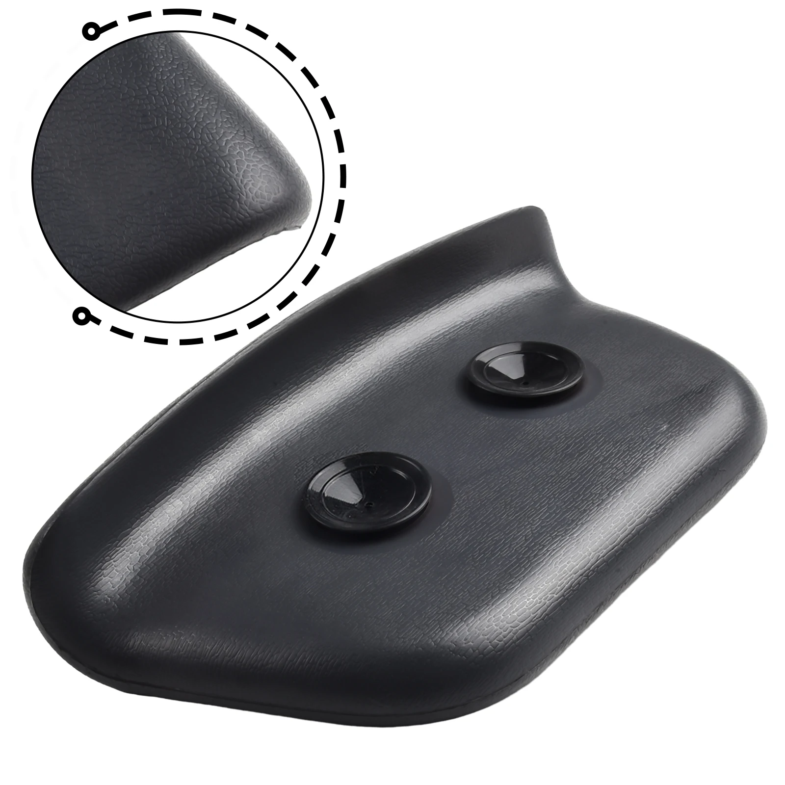 Bath Pillow Spa Bath Pillow PU Bathtub Headrest Waterproof Bath Cushion 265*150*60mm BLACK Bathtub Pillow For Neck Head Support