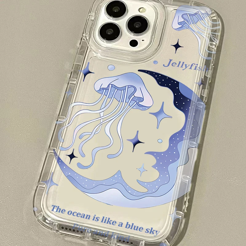 Colorful Star Jellyfish Phone Case - Cute and Trendy Design