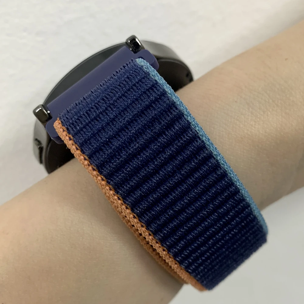 Nylon Wavy Breathable Loop Strap - 20mm/22mm Band Replacement Wrist Bracelet
