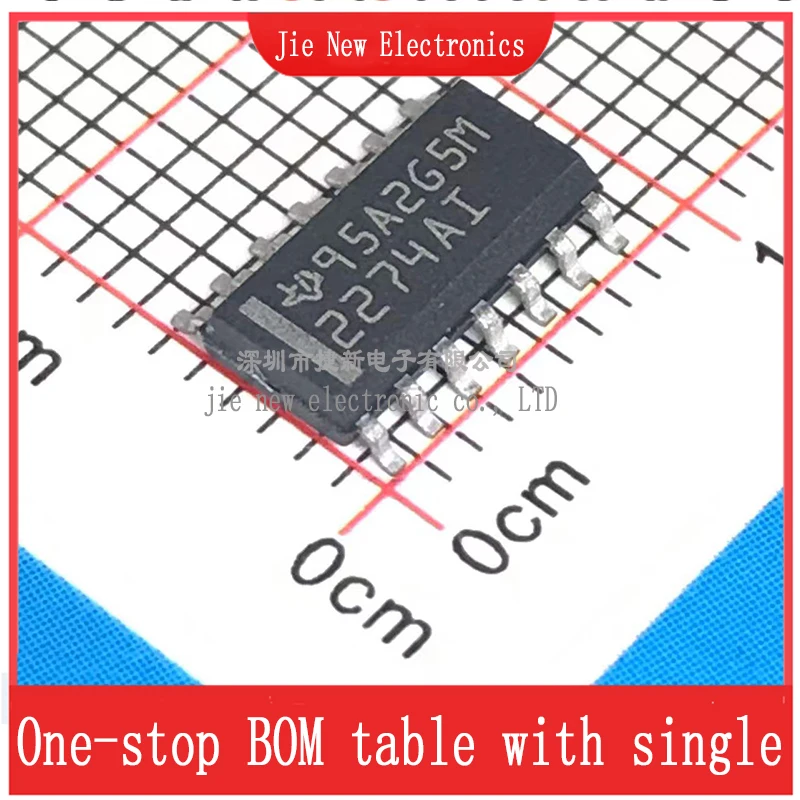 5Pcs Tlc2274Aidr Sop14 Integrated Circuit New Original Spot Supply