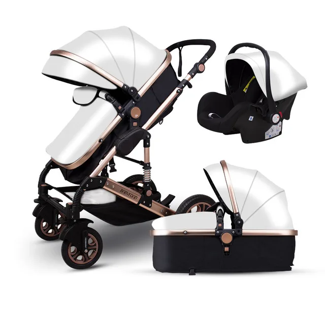 Babyfond Baby Stroller 3 in 1 High Stroller – Zee Baby Boutique