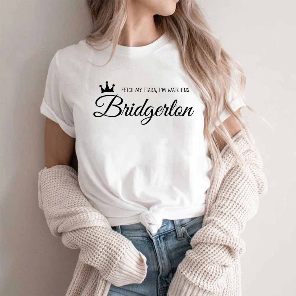 Fetch My Tiara, I'm Watching Bridgerton T shirt Spill The Tea Daphne