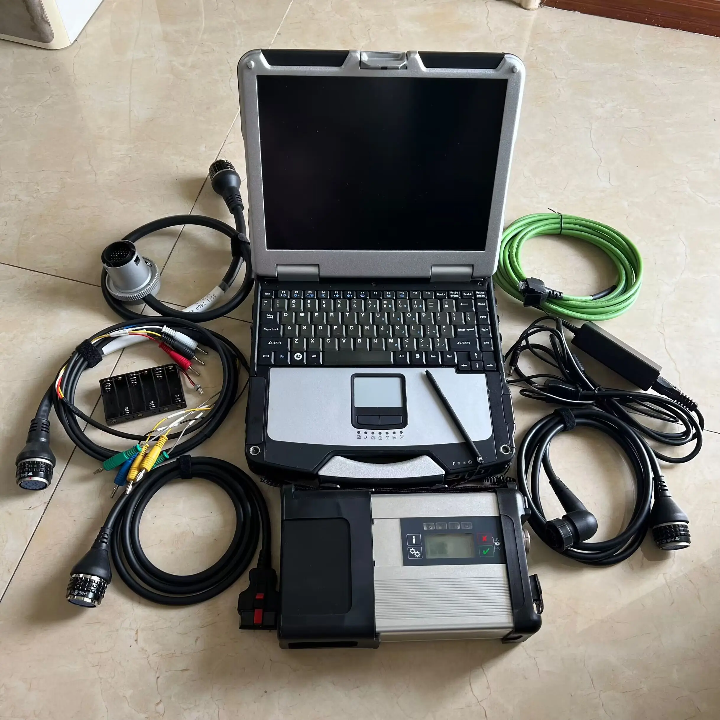 Mb Scanner Star C5 Diagnosi Con Software Ssd 480Gb Super Laptop Cf31 Tablet I5 4G Per Auto E Camion Pronto All'Uso Windows 10
