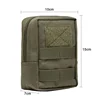 Tactical 600D Outdoor Waist Bag Molle Pouch Tool Zipper Waist Pack Hungitng Accessory Belt Pouch 6