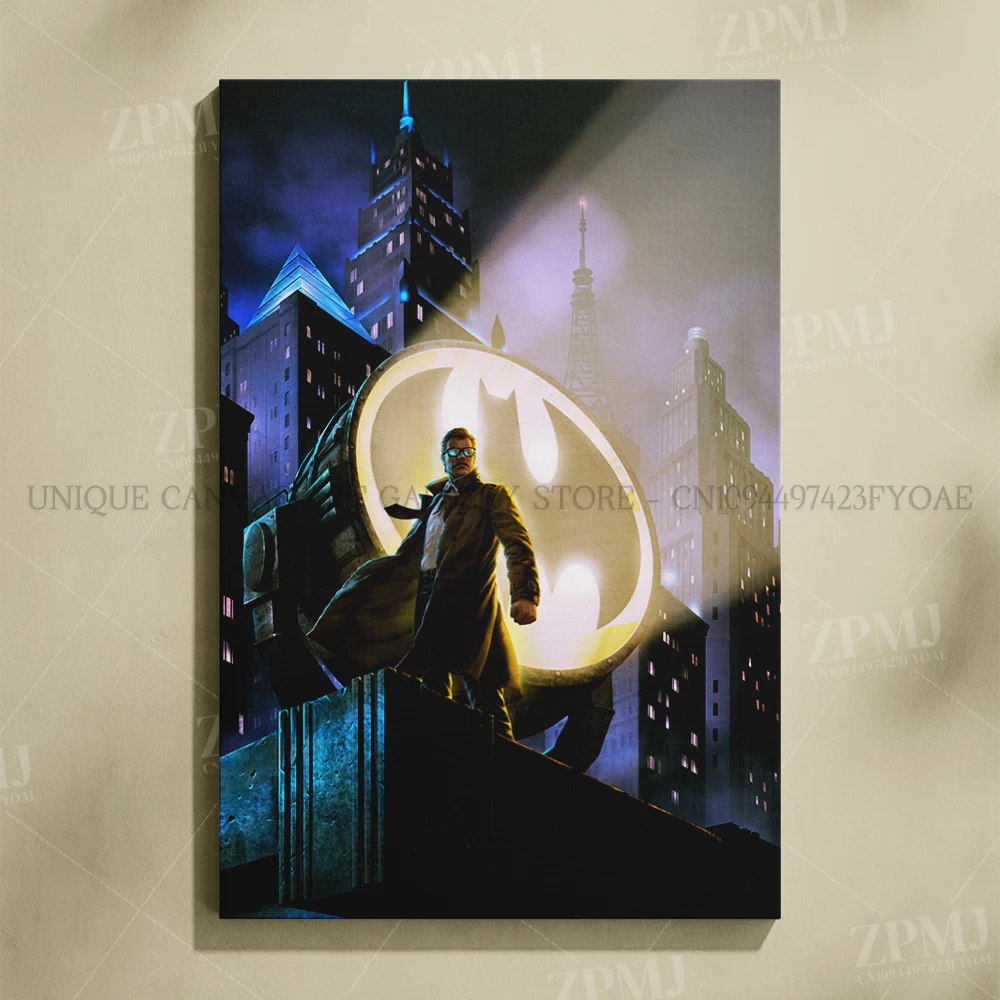 Justice League Superhero Batman Wall Art - Canvas Home Decor Poster Prints