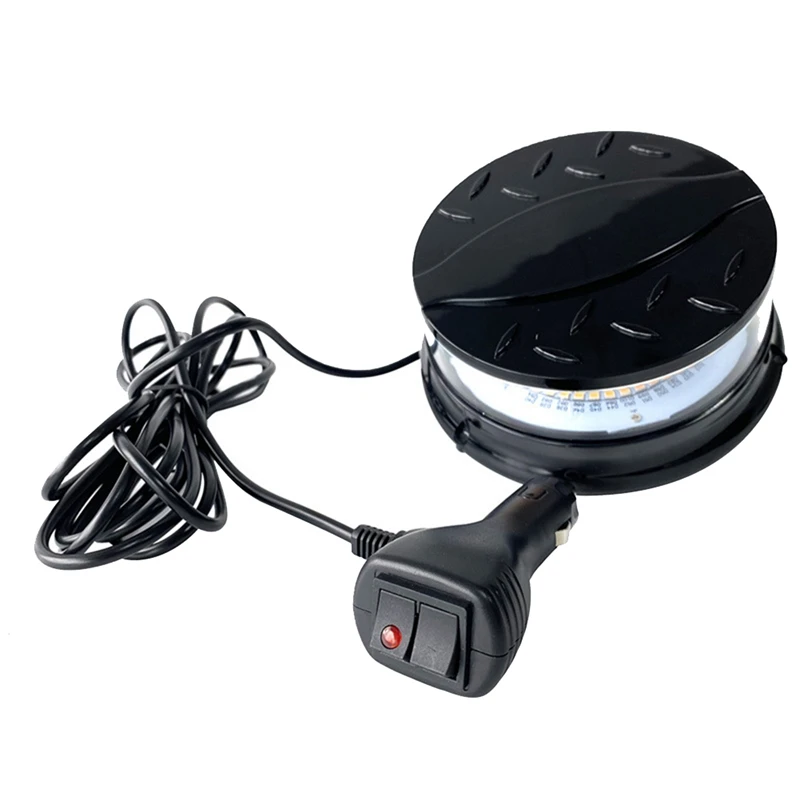 

12V-24V Предупреждение стробоскопический мигающий фонарь, магнитный для вилочного погрузчика, грузовика, трактора, машины для гольфа UTV
