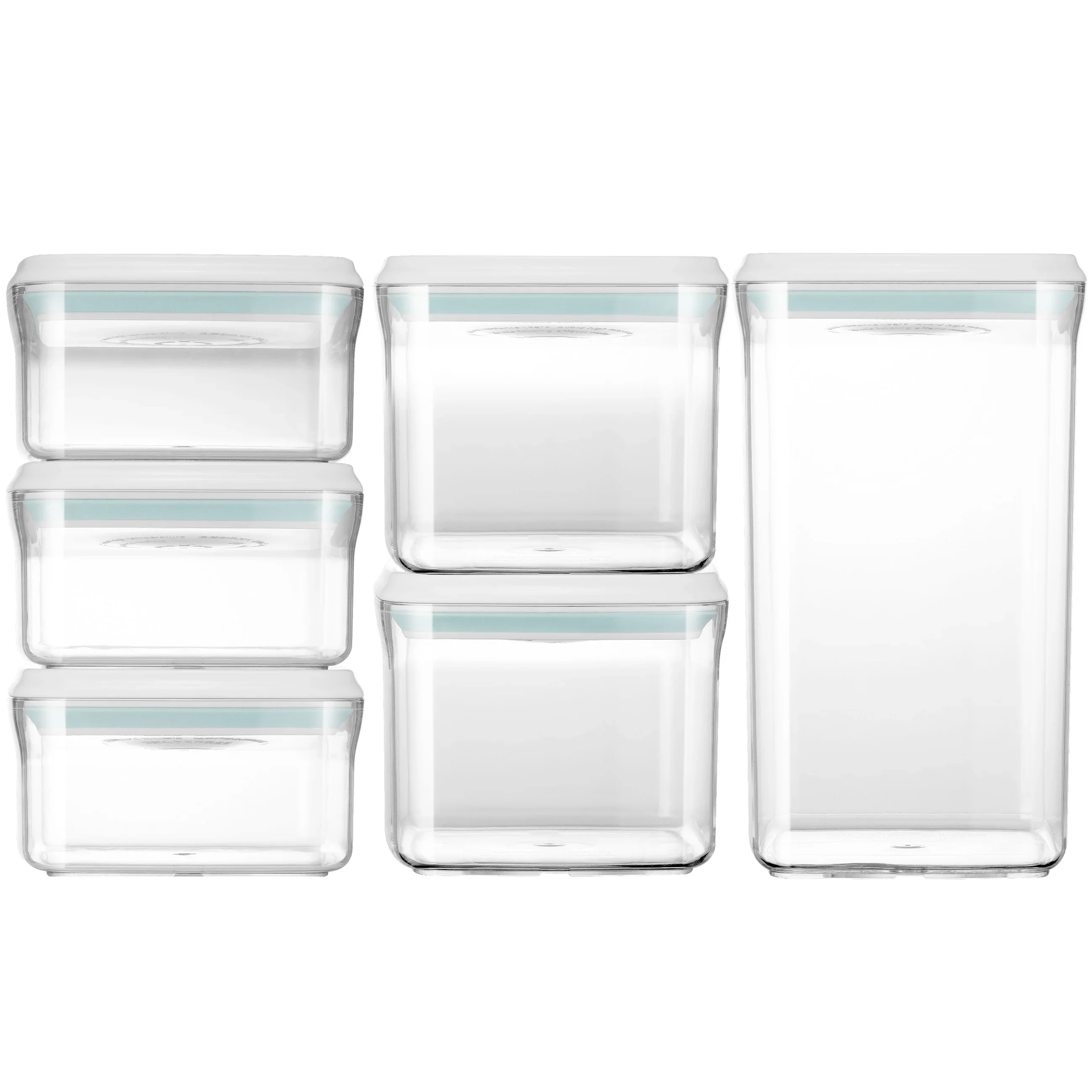 Ankou Dry Food Fresh Keeping High Transparent Plastic Airtight Food Kitchen Containers Box