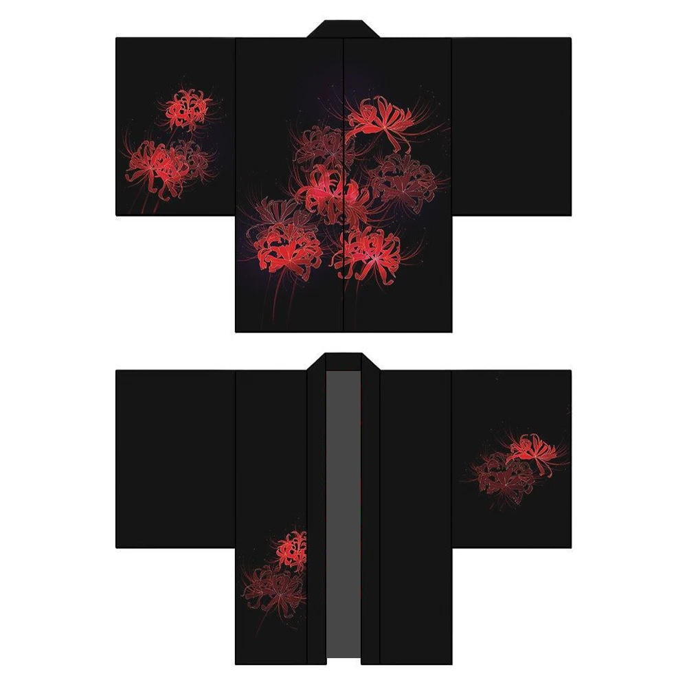 Kimono Comfort Print Kimono Half Sleeve Summer Fashion Loose And Comfortable