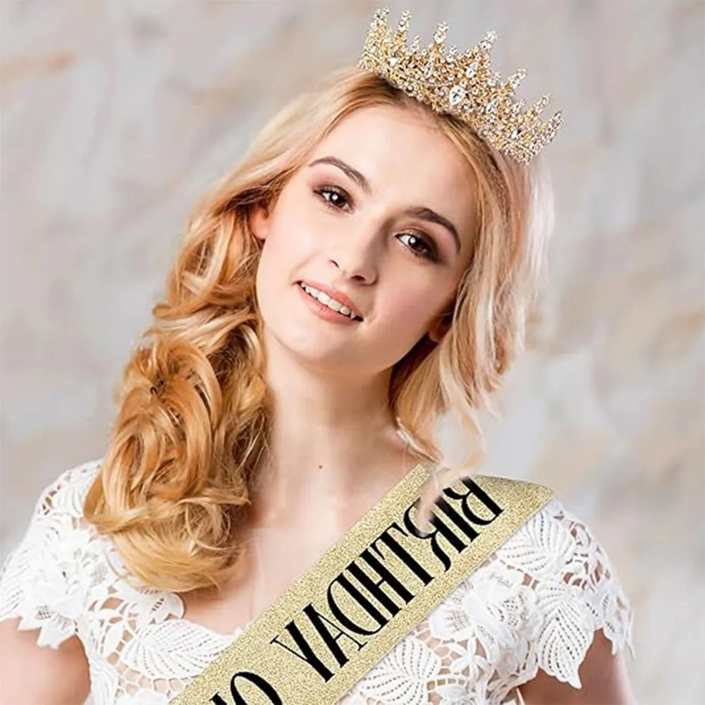 Tiara Regina Cristalli Tiara Vofler Con Cristalli - Corona Da Regina Per  Donne E Bambine, Feste E Matrimoni Tiara Con Cristalli, image size:1000x1000