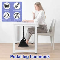 Airplane Foot Hammock Portable Oxford Cloth Footrest with Adjustable Strap Comfortable Plane Leg Hammock Car Travel Essential 2