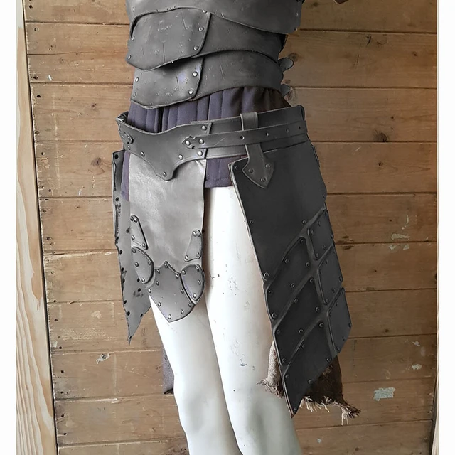 Fantasia de pirata viking, dia das bruxas, guerreiro medieval, roupa para  cosplay larga, larga, capacete masculino