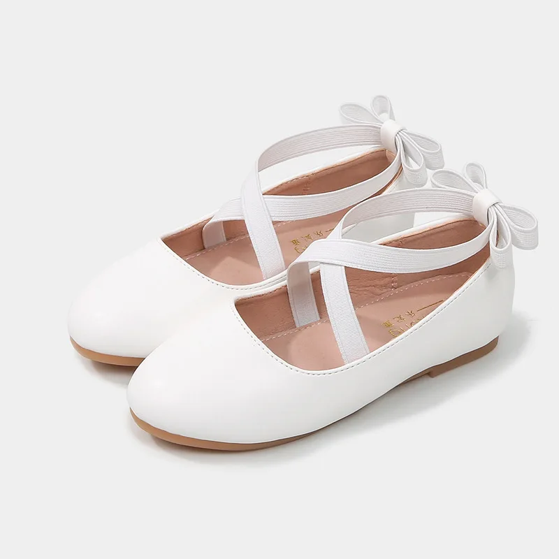 Bigwow Girls Dress Shoes Mary Jane Princess Shoes Ballet Flat Wedding Party Shoes with Ankle Strap for Little Big Kids 5