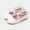 Bigwow Girls Dress Shoes Mary Jane Princess Shoes Ballet Flat Wedding Party Shoes with Ankle Strap for Little Big Kids 5