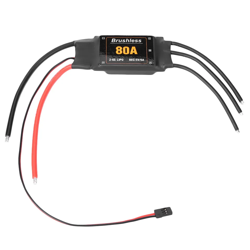

80A ESC BEC 2-6S Lipo контроллер скорости с UBEC для радиоуправляемых самолетов вертолетов