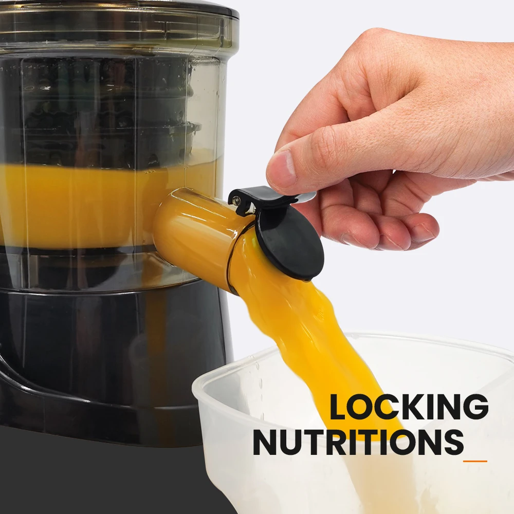 MIUI Original Juicer Commercial Juice Extractor Screw Cold Press Electric Slow Juicer Machine Flagship Easy-Clean Free 3 Filters 5