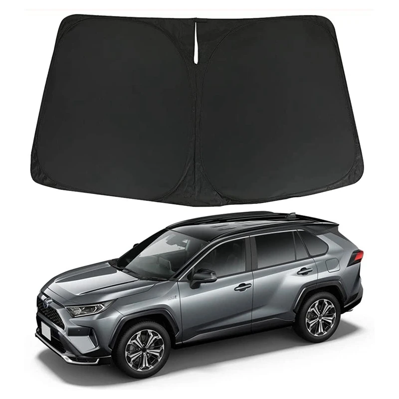 

Car Windshield Sunshade Protector For Toyota RAV4 2019-2022 Hybrid Prime LE, XLE , XLE Premium, Adventure, TRD Off-Road