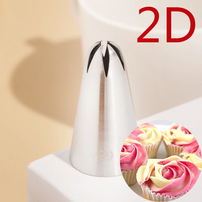 

BCMJHWT #2D Rose Pastry Nozzles Cake Decorating Tools Flower Icing Piping Nozzle Cream Cupcake Tips Baking Accessories