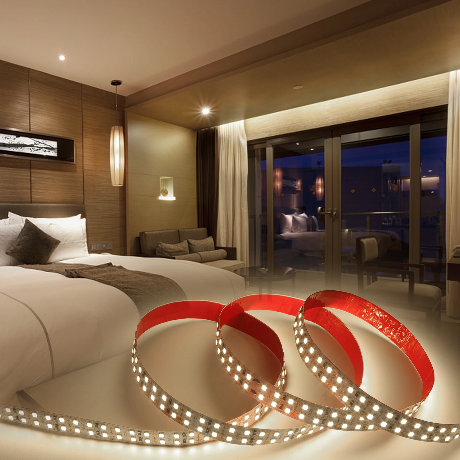 12V 24V LED Strip Lights 5M 2835 Flexible LED Tape Sf3df21ed0a10461087b2082665f74e9bW