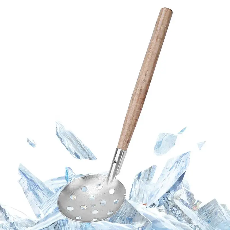 

Ковш для подледной рыбалки с деревянной ручкой, ковш для подледной рыбалки, ковш для подледной рыбалки, снаряжение для зимней подледной рыбалки