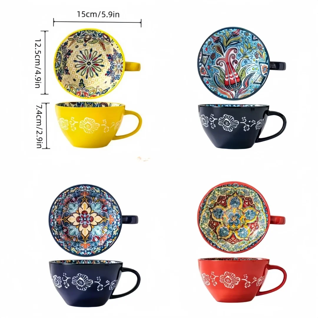 Charming Bohemian Morning Ceramic Mug, 13.5 oz