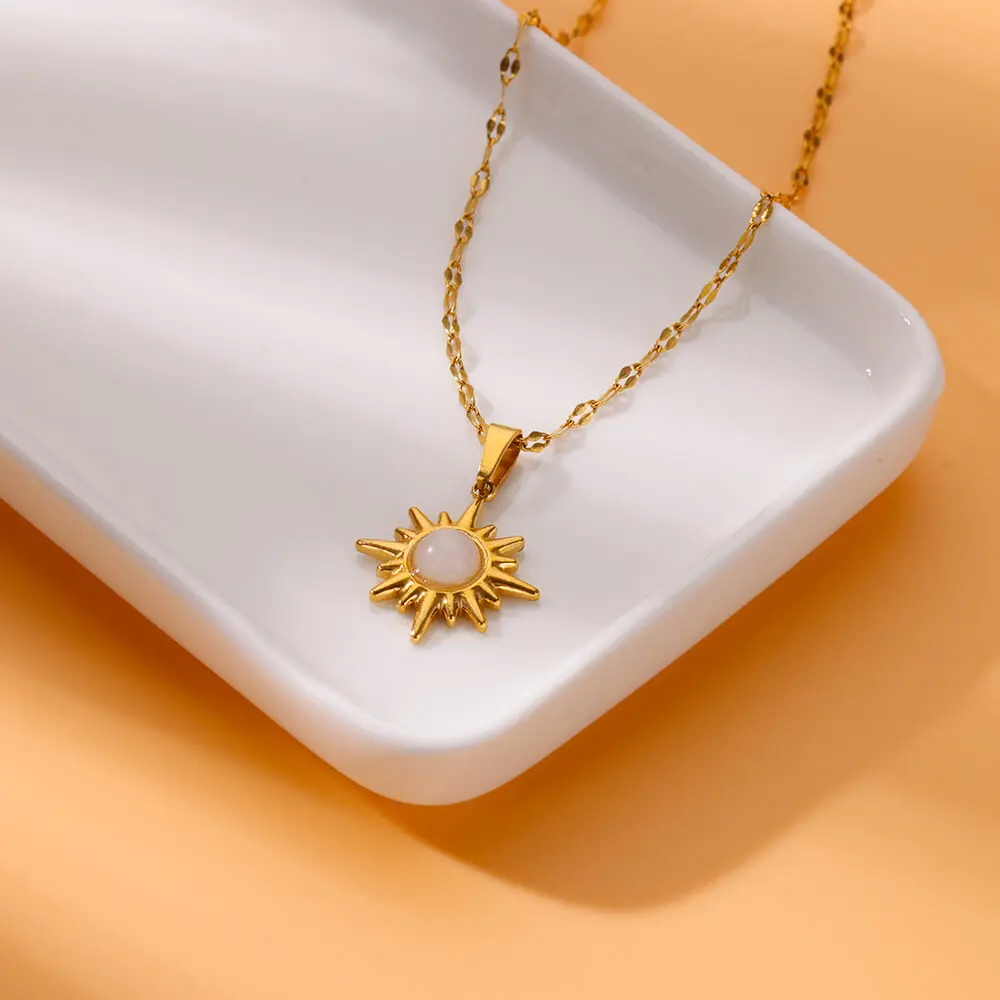 AIRY - STAINLESS STEEL NECKLACE WITH A IP ROSE GOLD FINISH TJ1835