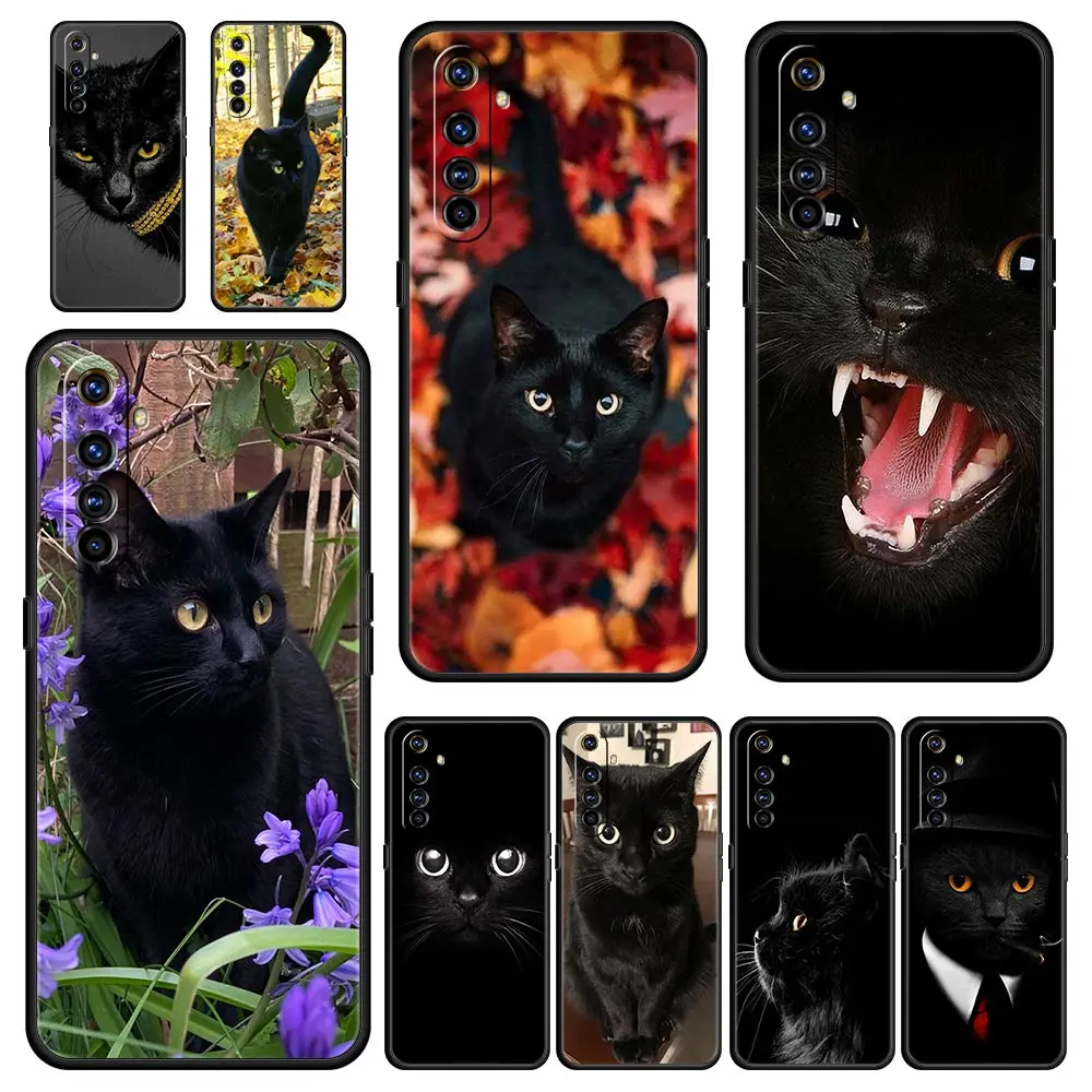 Black Cat Staring Eye Phone Case Cover - Sleek and Stylish Protection